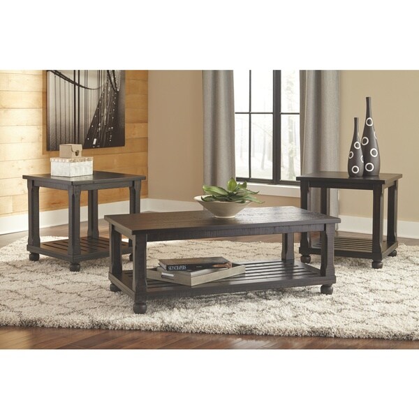 Mallacar Contemporary 3-Piece Table Set