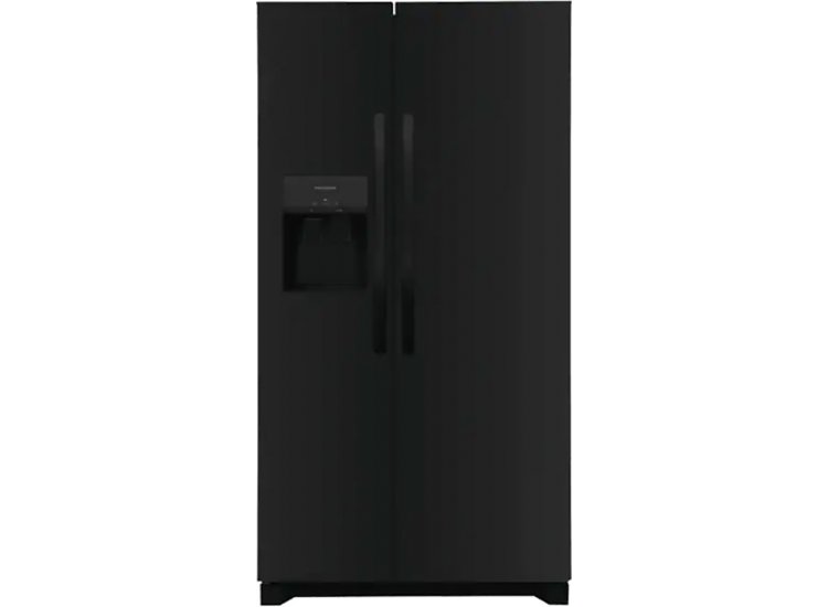 Frigidaire 25.6 Cu. Ft. Black Side-By-Side Refrigerator