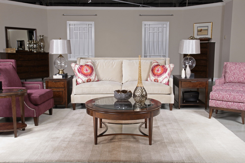 Emma Mason Signature Sandra Solid Wood Chairside Chest in Amaretto   Transitional   Accent Chests And Cabinets   by Emma Mason  Houzz