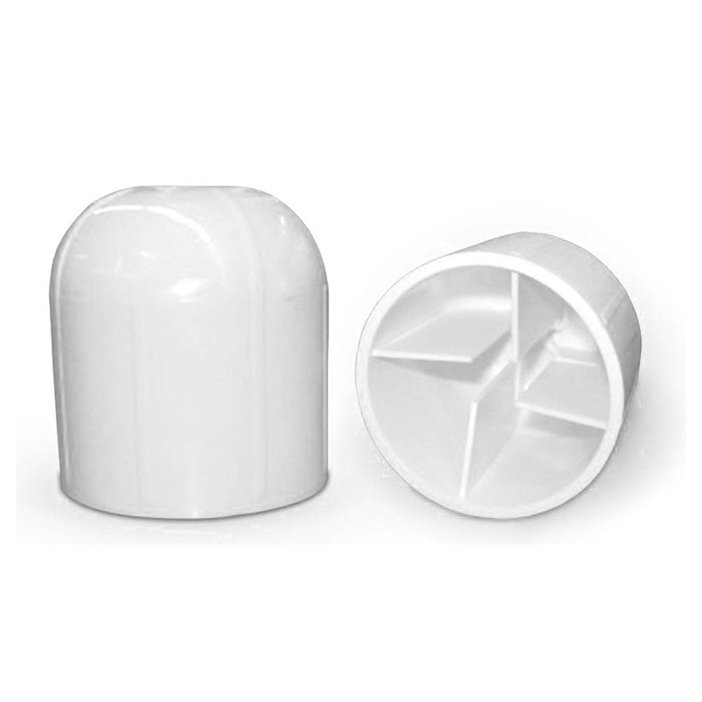 TentandTable Plastic Tent Stake Cap Protective Cover, White, 25 Pack