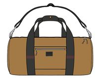 Escape It All 30L Recycled Polyester Duffel Bag - Golden Brown