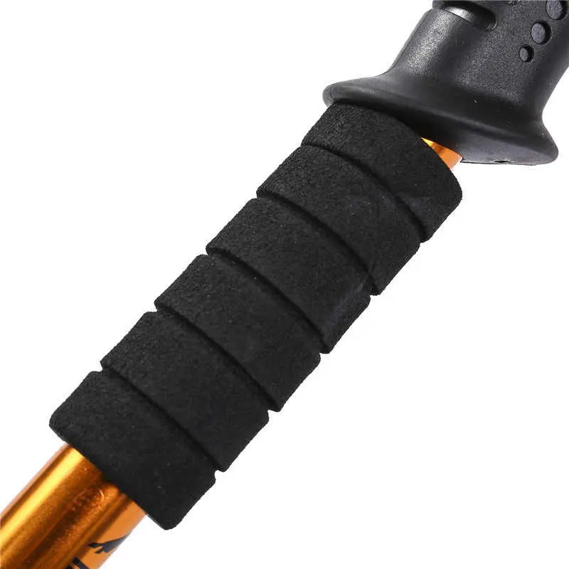 Trekking Pole Adjustable Length Aluminum oy High Strength Wood Hiking Accessory For Women Men Camping Hiking Walking Sticks