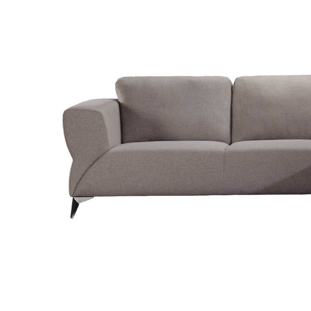 Josiah Sectional Sofa Sand Fabric Acme Furniture