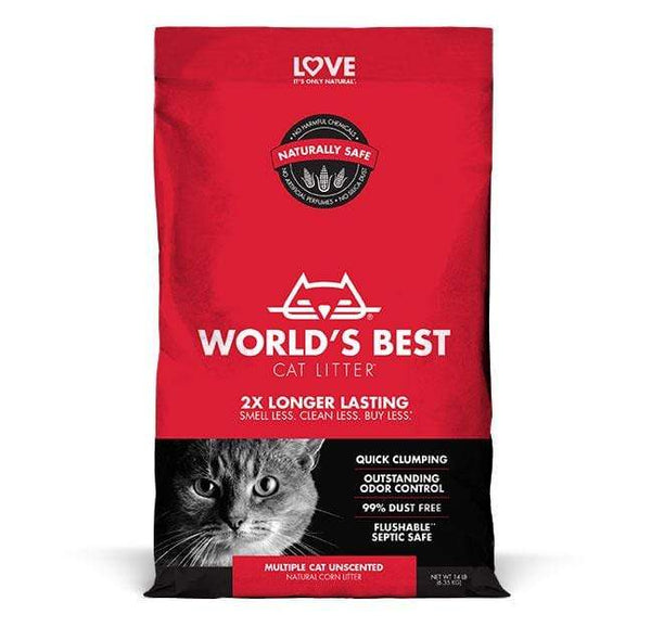 World’s Best Cat Litter Multiple Cat Clumping Formula Cat Litter