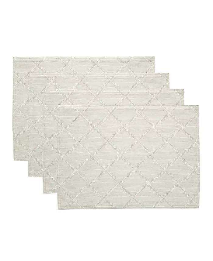 Lenox Laurel Leaf Set 4 Placemats 13 x 18