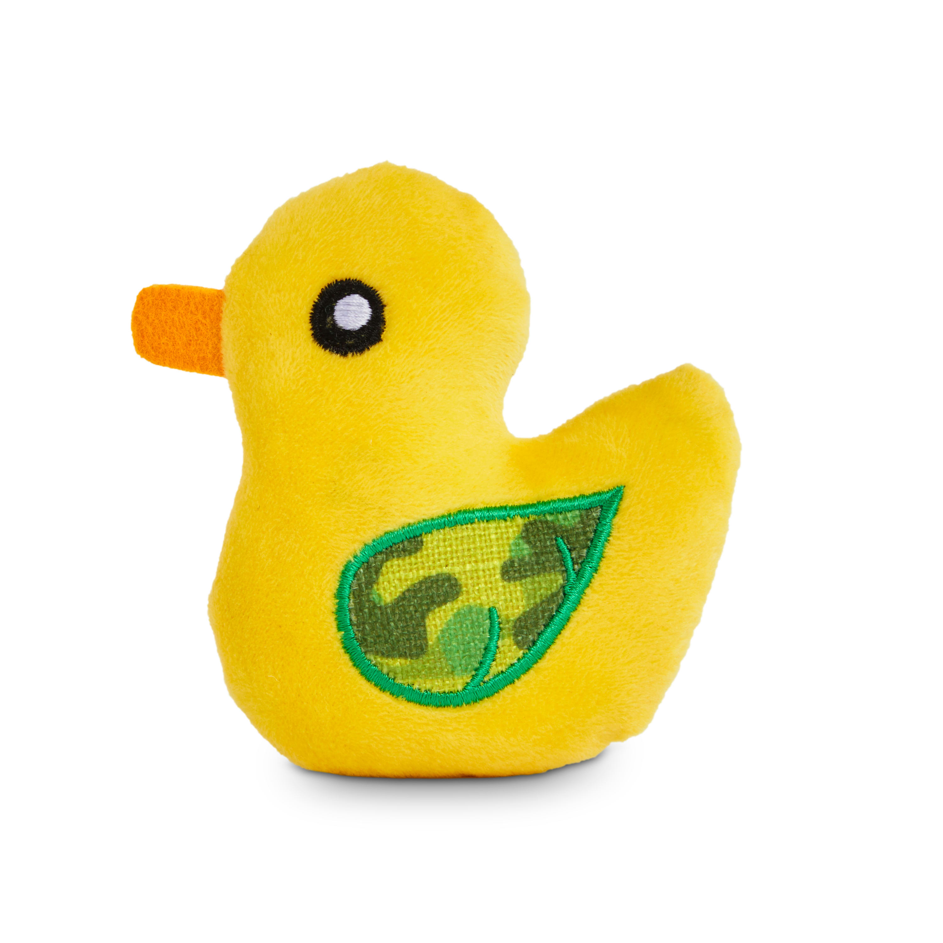 Leaps  Bounds Little Duck Plush Dog Toy， Small