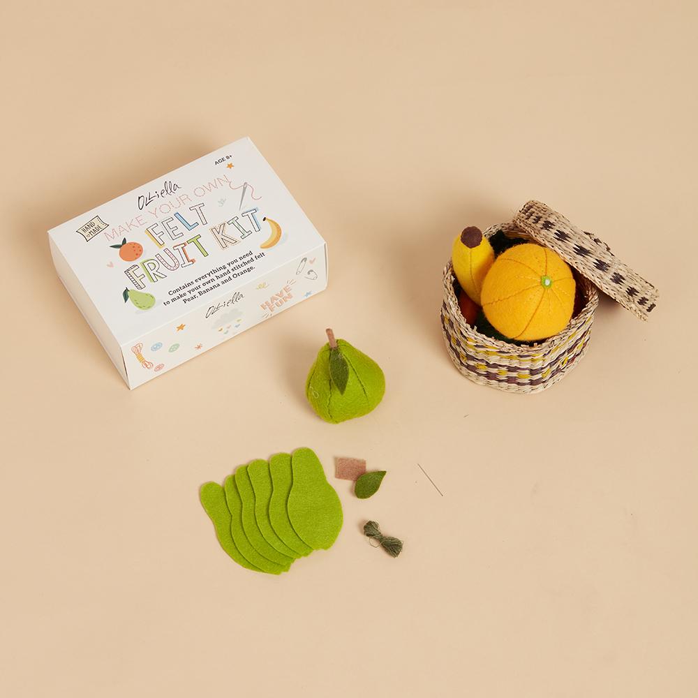 Make Your Own Felt Kit - Fruit by Olli Ella