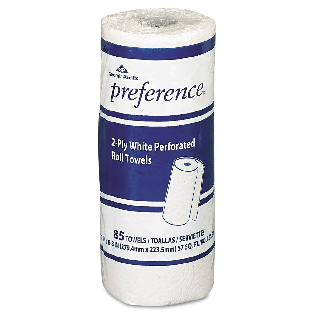 Georgia-Pacific Pacific Blue Select Perforated Paper Towel 8 45x11 White (85 Sheets per Roll 30 Rolls per Carton) GPC27385