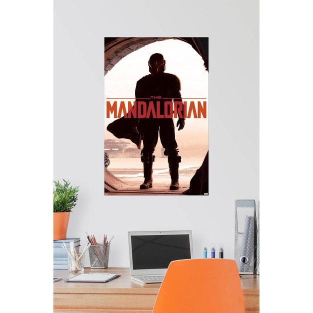 Star Wars The Mandalorian Key Art Premium Poster