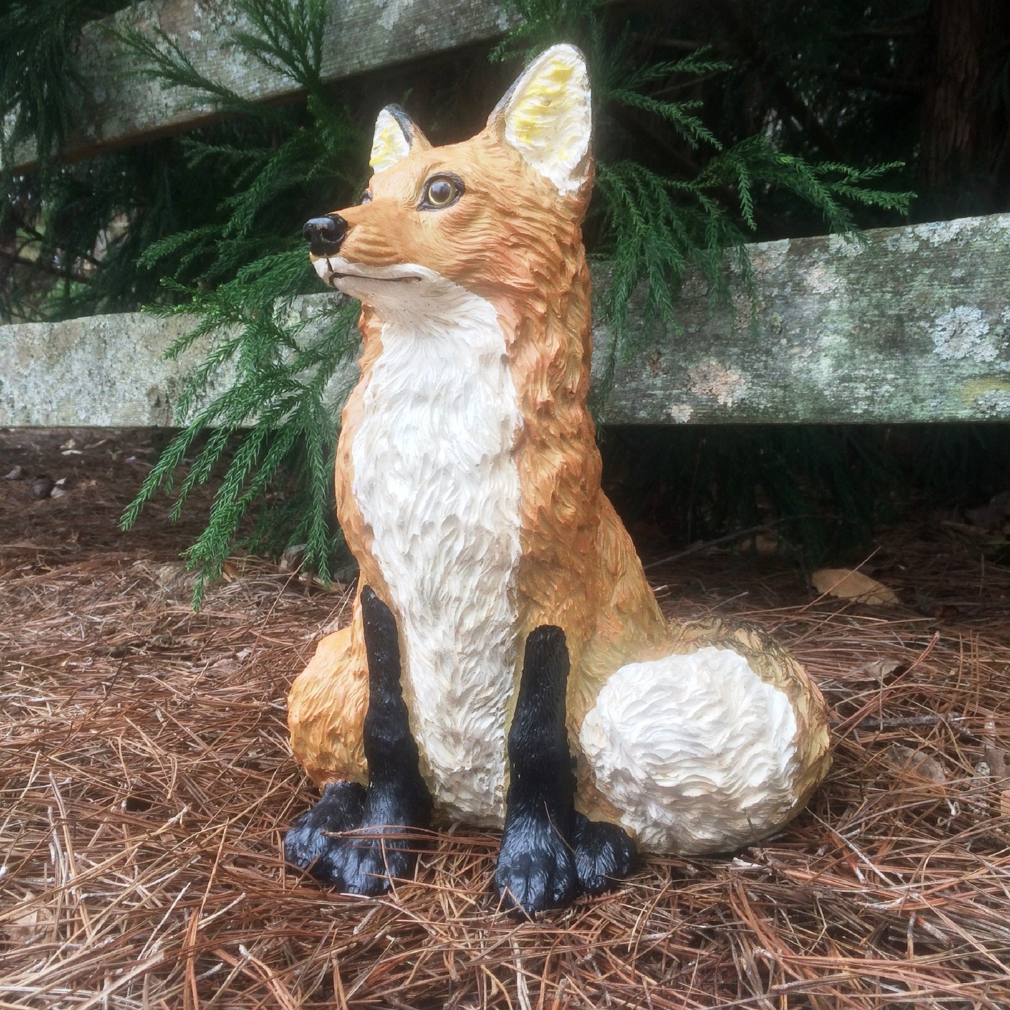 Homestyles 15"H Large Fox Home & Garden Animal Natures Statue