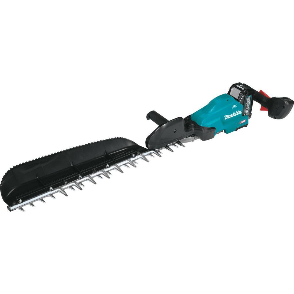 Makita 40V max XGT Brushless Cordless 24 in. Single-Sided Hedge Trimmer Kit (4.0Ah) GHU04M1