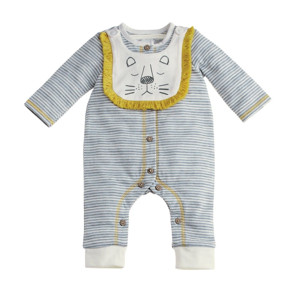 Lion Sleeper and Bib Set