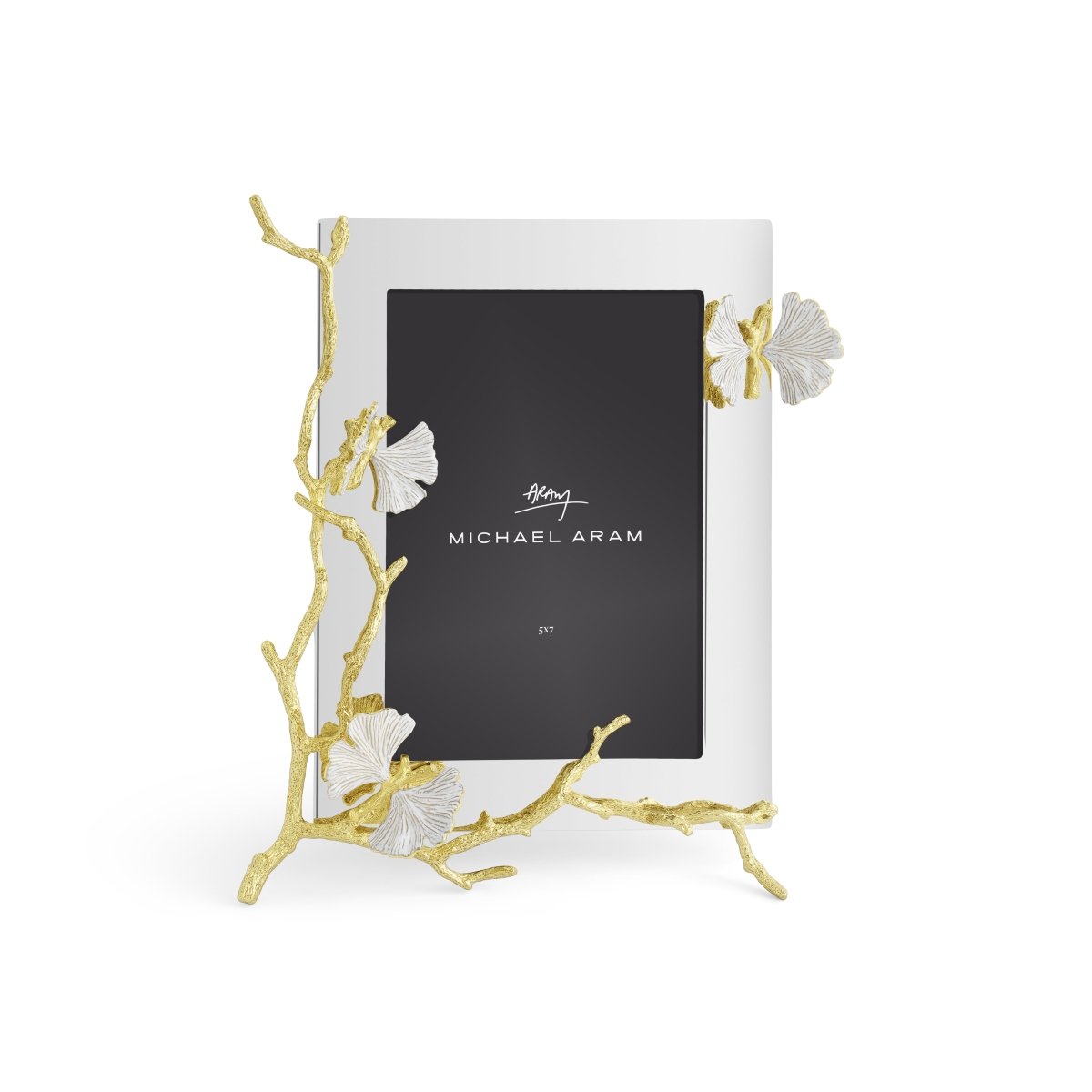 Butterfly Ginkgo Gold Reflective Frame