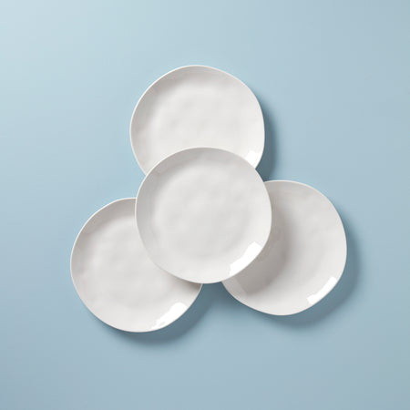 Lenox 894676 Bay Colors Dw Dinner Plates S/4  Whit...