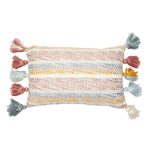 Dormify Ellie Stripe Tassel Square Pillow