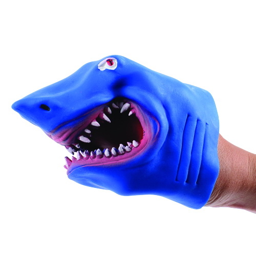 U.S. Toy 4487 Stretchy Shark Hand Puppets / 6 pc