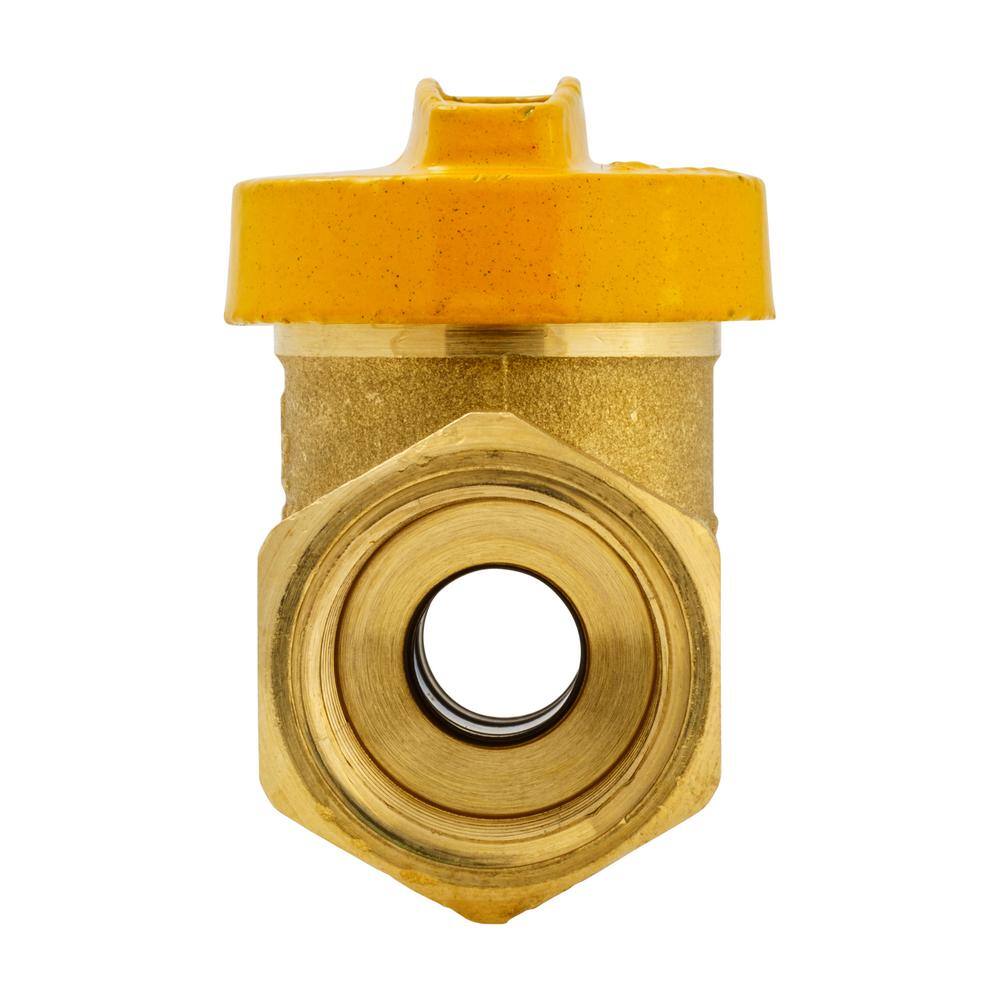 ProLine Series 12 in. Brass FL x FPT 1-Piece Gas Valve 114-523HN