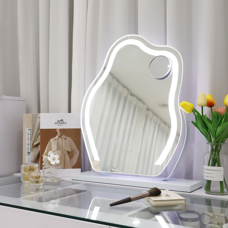 Hollywood Vanity Mirror Cloud LED Mirror    VNT-4555-CloudR-WHT