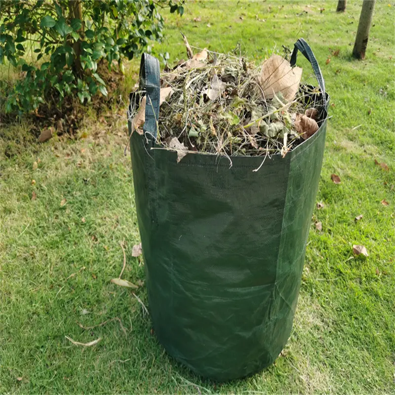 Outside Leaf Trash Bags  Reusable Collapsible Waterproof Recycle Garden Waste Leaf Bag