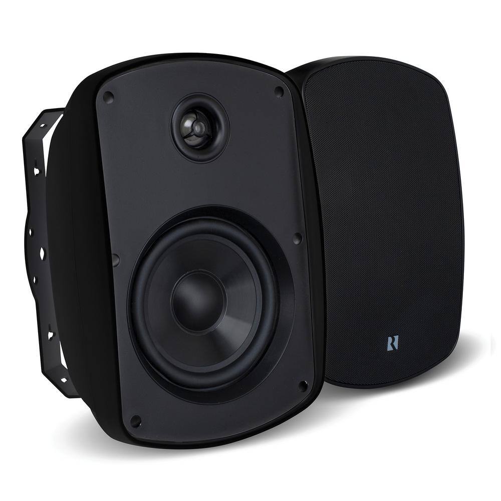 RUSSOUND Acclaim 5 Series OutBack 6.5 in. 2-Way MK2 Outdoor Speakers in Black 5B65mk2-B