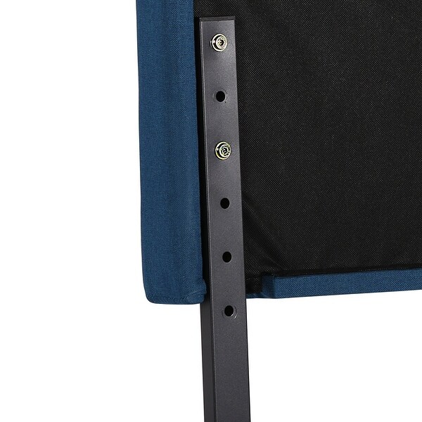 Height Adjustable Upholstered Headboard， Twin /Full/Queen/King Size Headboard， Dark Blue - - 36240660