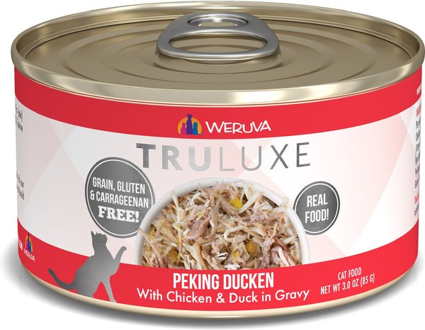 Weruva Truluxe Peking Ducken with Chicken and Duck in Gravy Grain-Free Canned Cat Food