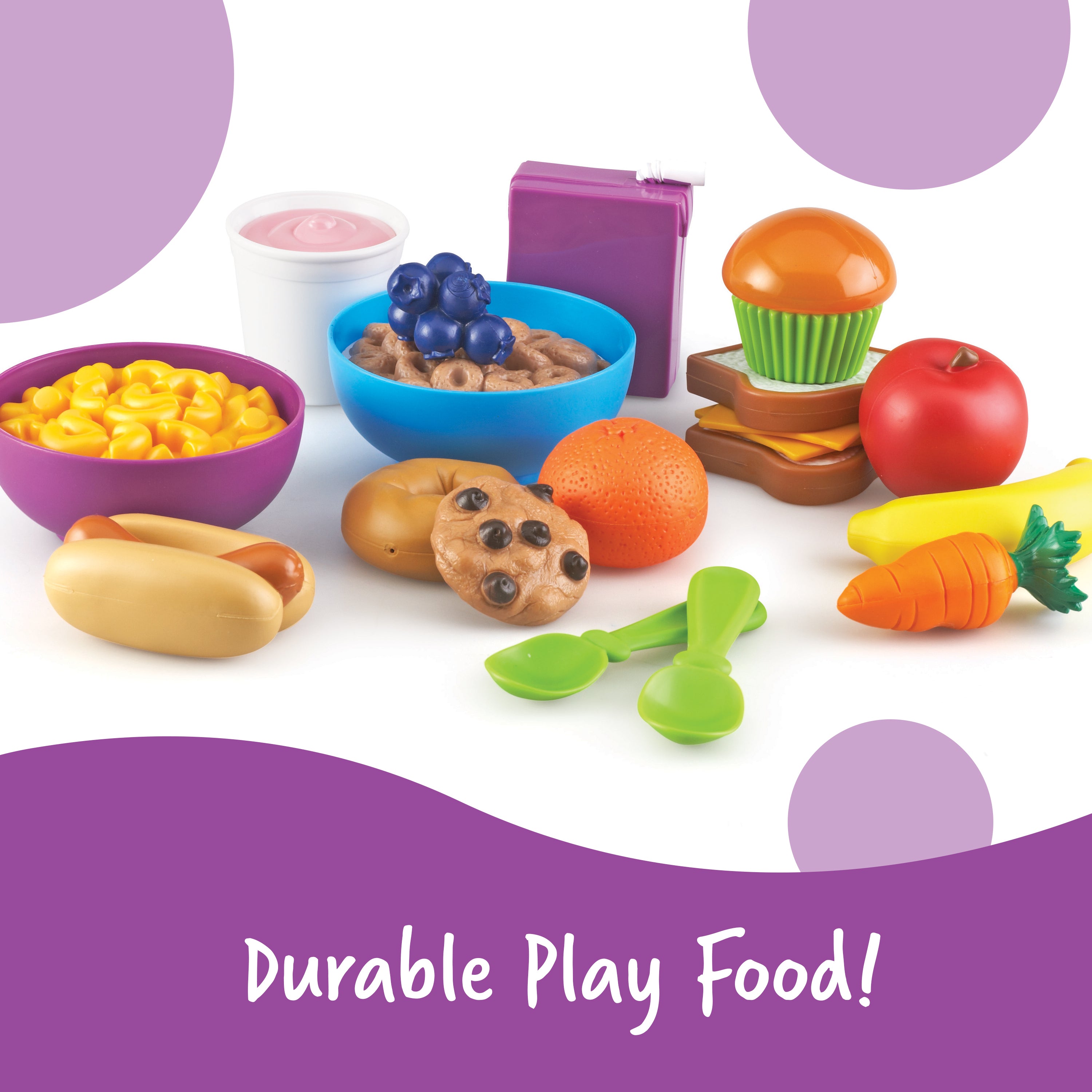 Learning Resources New Sprouts Munch It! Food Set - 20 Pieces, Pretend Play Toys for Boys and Girls Ages 18+ Months