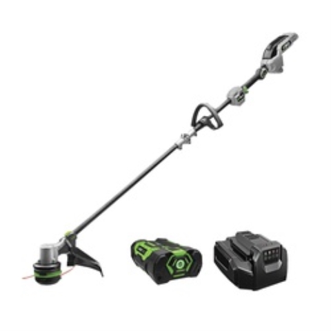 EGO ST1521S Cordless String Trimmer， Battery Included， 2.5 Ah， 56 V， Lithium-Ion， 0.095 in Dia Line， 42 in L Shaft