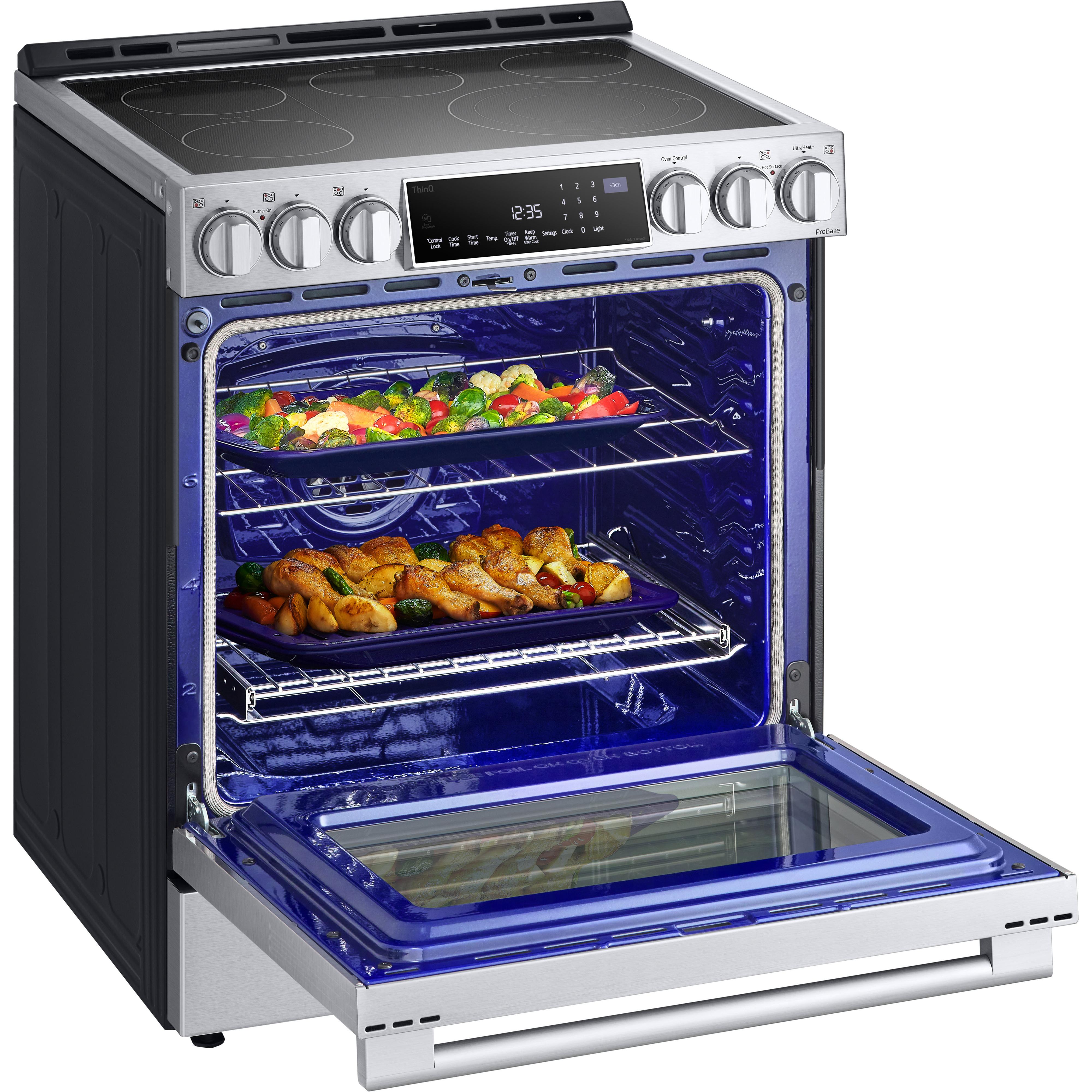 LG 30-inch Freestanding Electric Slide-in Range with ProBake Convection ? Technology LSES6338F