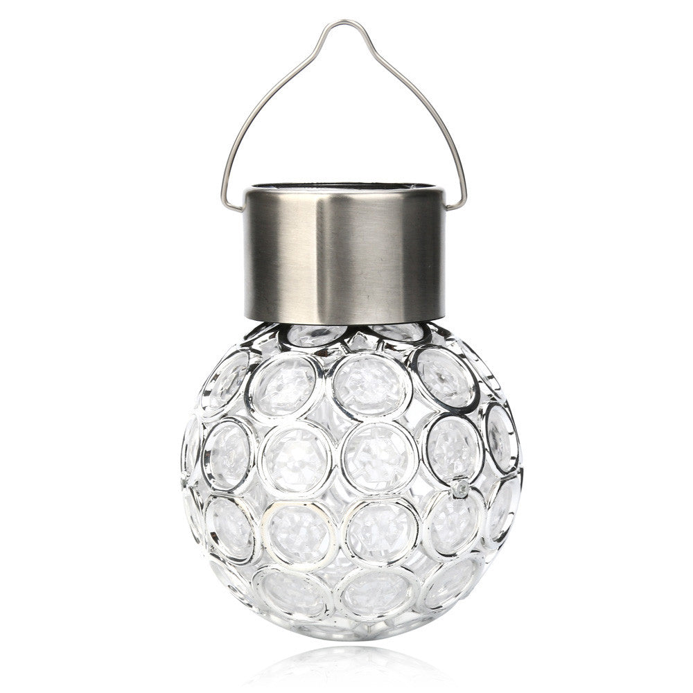 Waterproof Solar Rotatable Outdoor Garden Camping Hanging LED Round Ball Lights