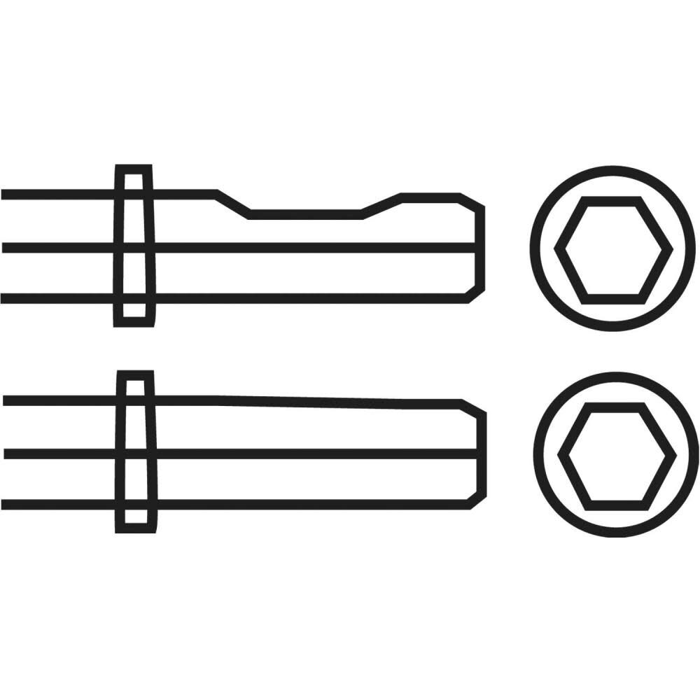 Makita 3 in. x 20-1/2 in. Scaling Chisel 1-1/8 in. Hex D-21347 from Makita