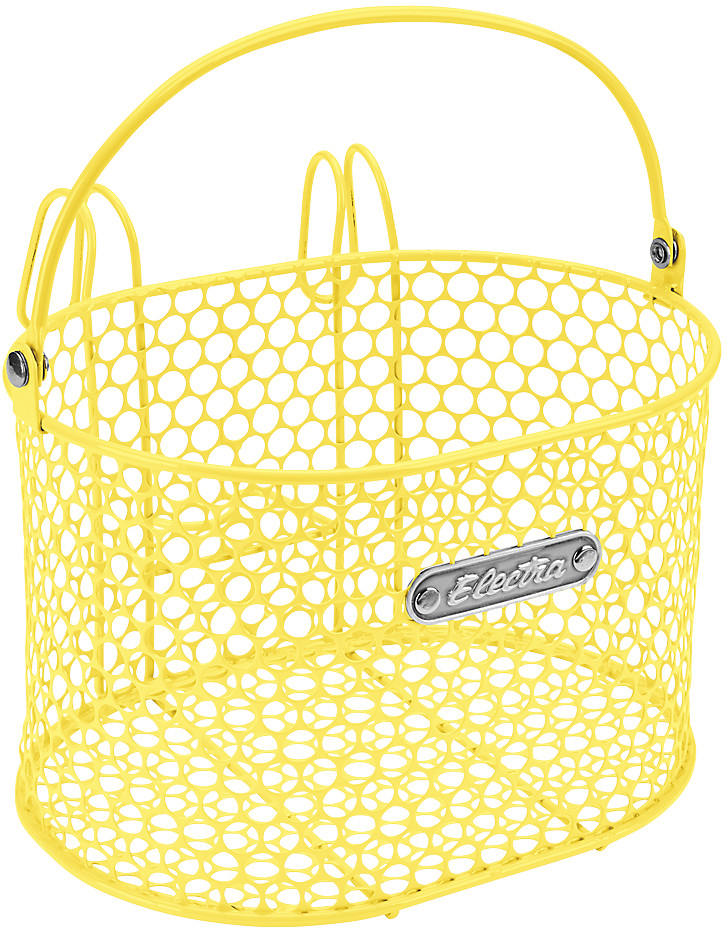 Electra Honeycomb Small Hook-Mounted Basket - Yellow