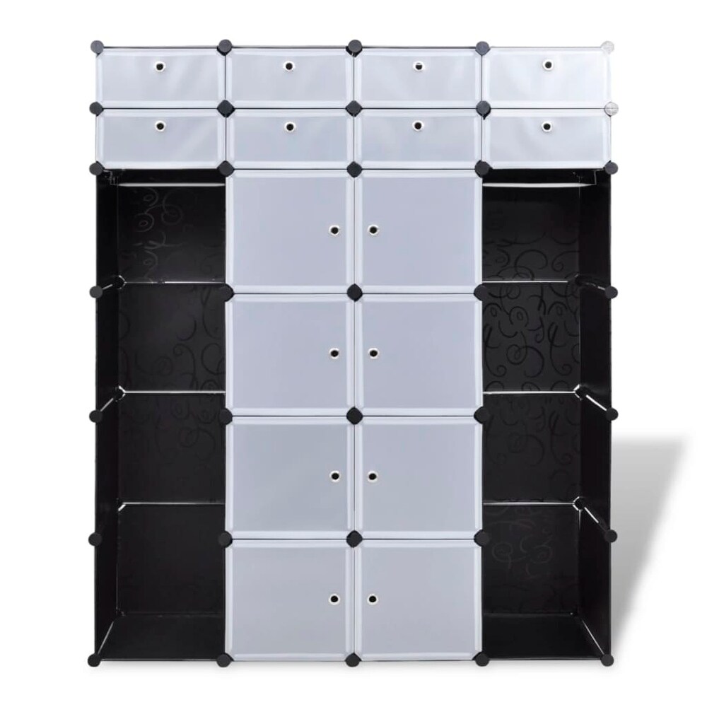 vidaXL Modular Cabinet with Compartments Storage Organizer for Living Room