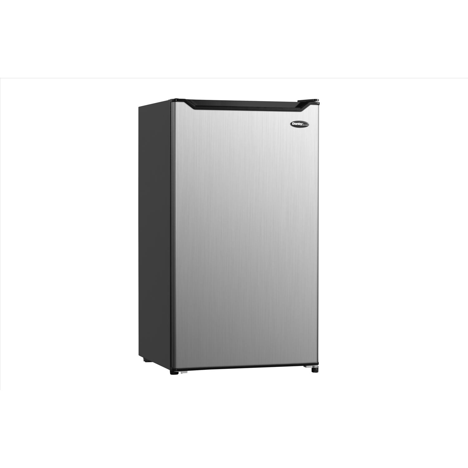 Danby Diplomat 4.4 ft Silver Stainless Steel Compact Refrigerator 115 W