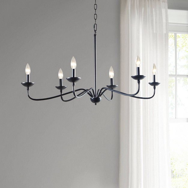 Brighton Chandelier Matte Black