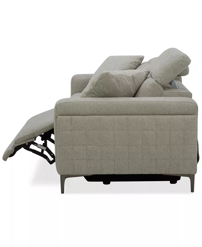 Furniture Adney 88 2 Pc Zero Gravity Fabric Sofa with 2 Power Recliners