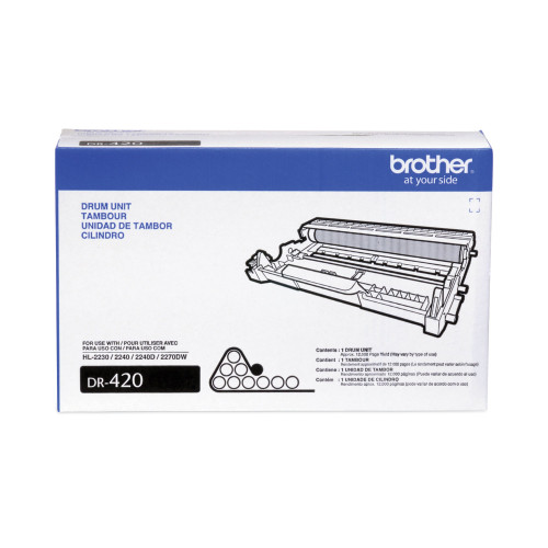 Brother DR420 Drum Unit， 12，000 Page-Yield， Black