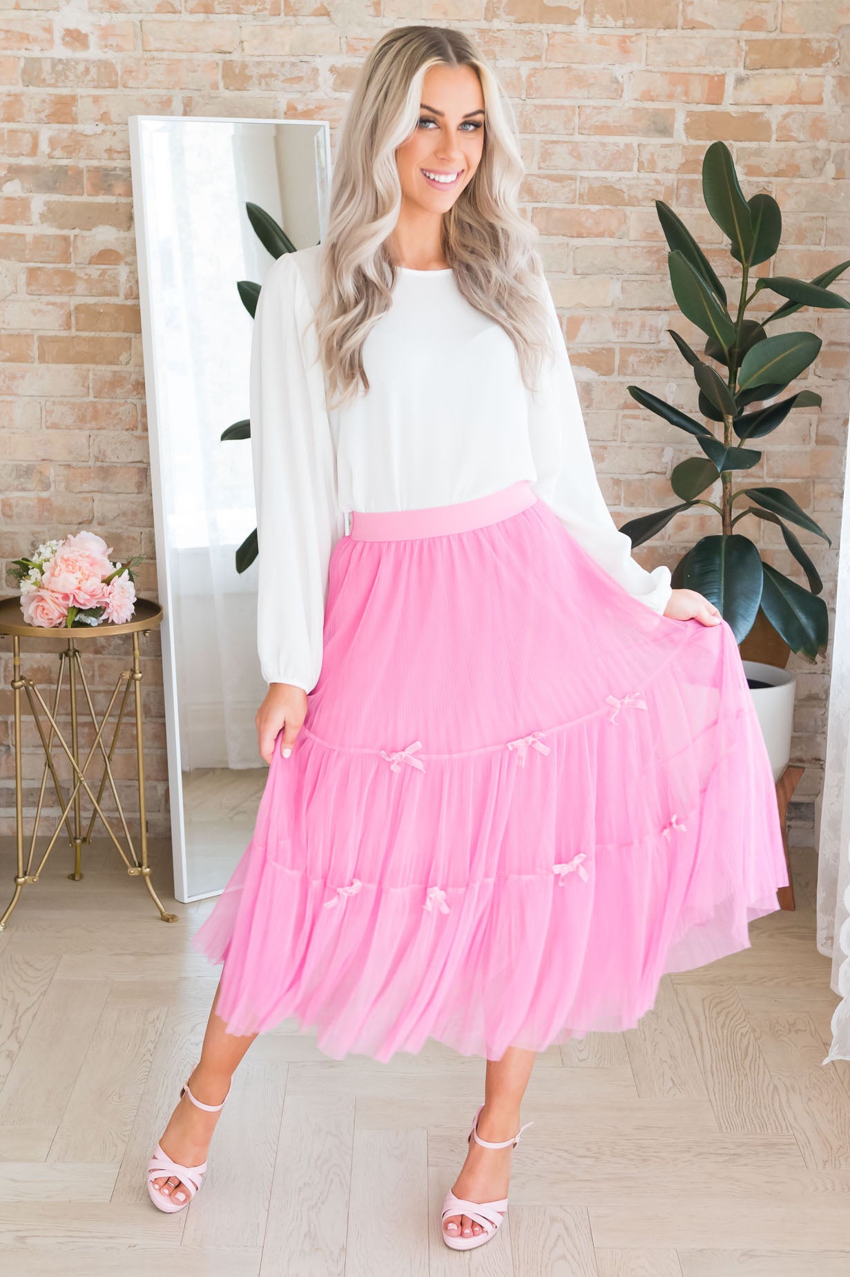 Beautiful Bows Modest Tulle Skirt