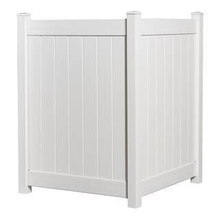 Veranda 4.5-ft. x 4-ft. White Vinyl Fence Panel Enclosure Kit 8898100