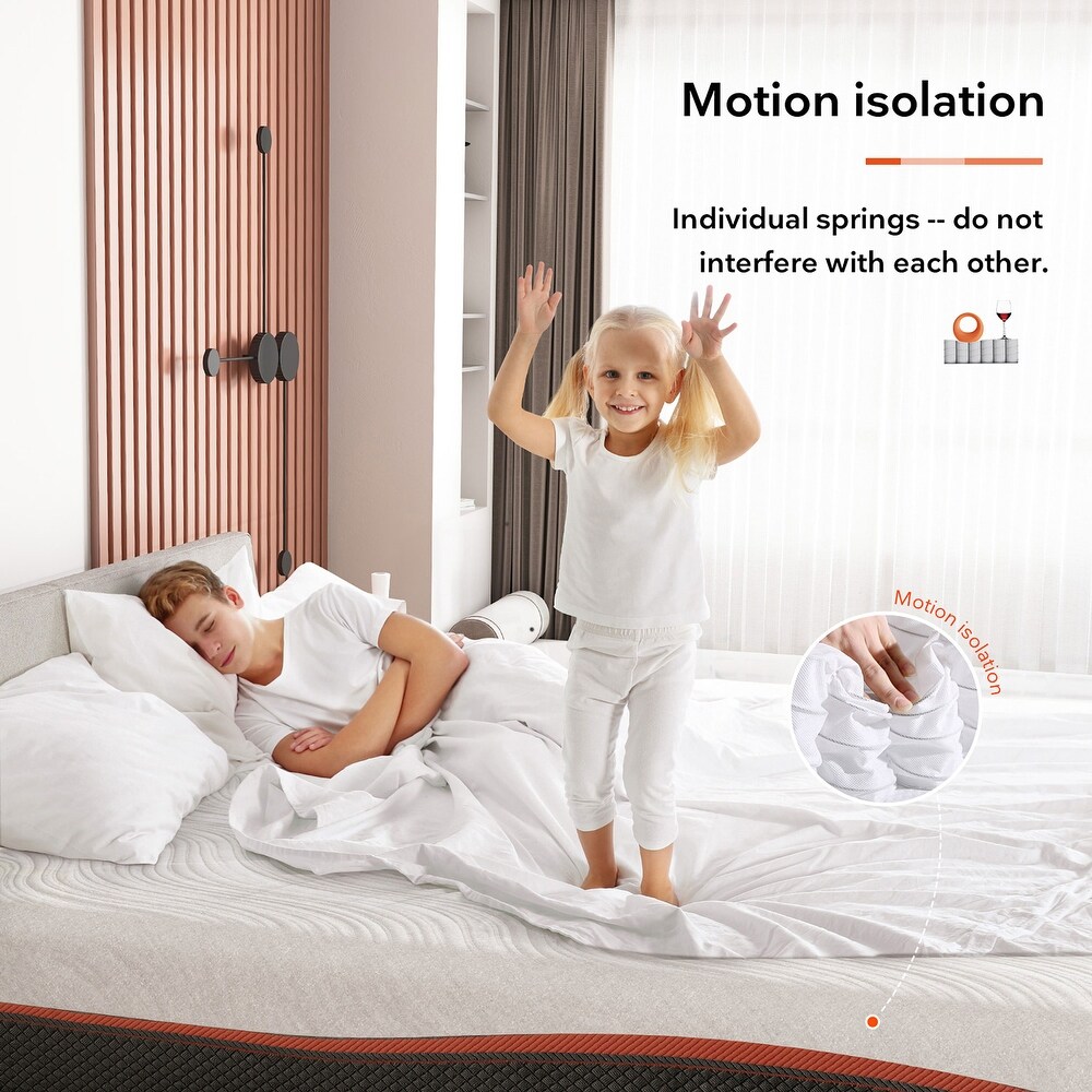Sweetnight 12 inch Hybrid Memory Foam Innerspring Mattress