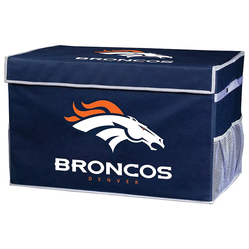 Franklin Sports Denver Broncos Large Collapsible Footlocker Storage Bin