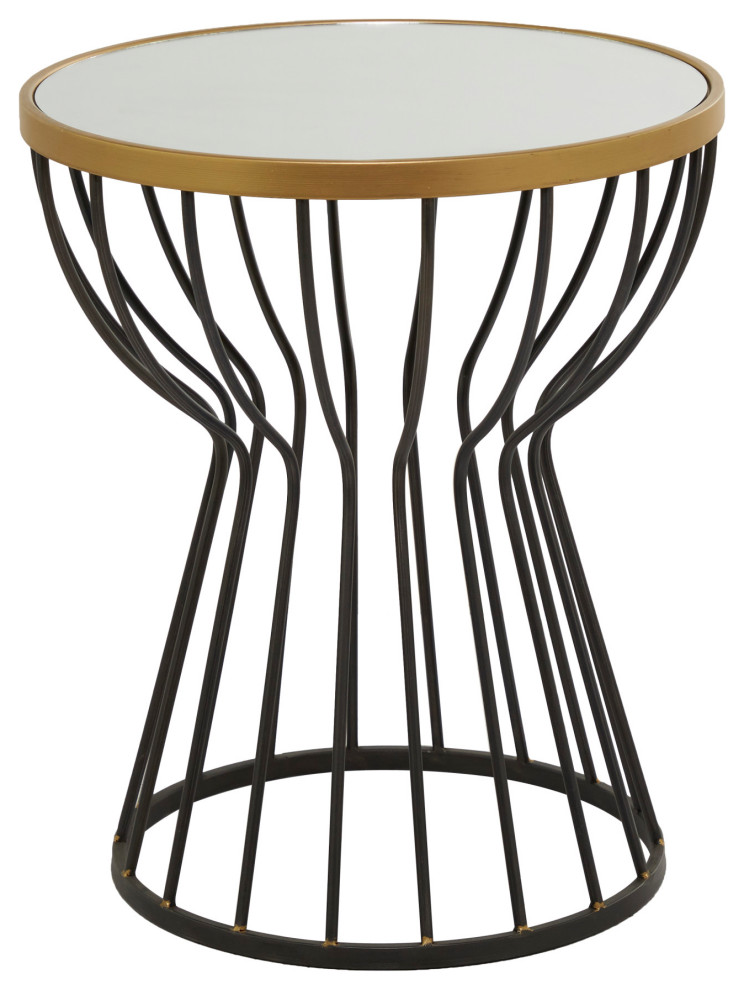 Contemporary Black Metal Accent Table 561528   Transitional   Side Tables And End Tables   by Brimfield  ampMay  Houzz