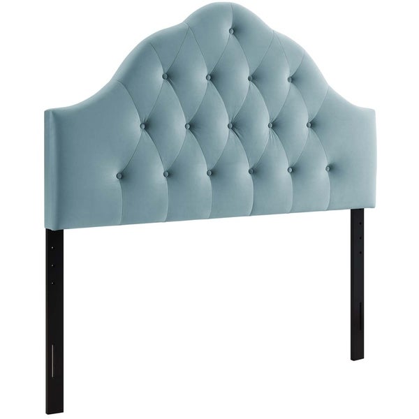 Carson Carrington Labbsand Twin Diamond Tufted Velvet Headboard - - 28494495