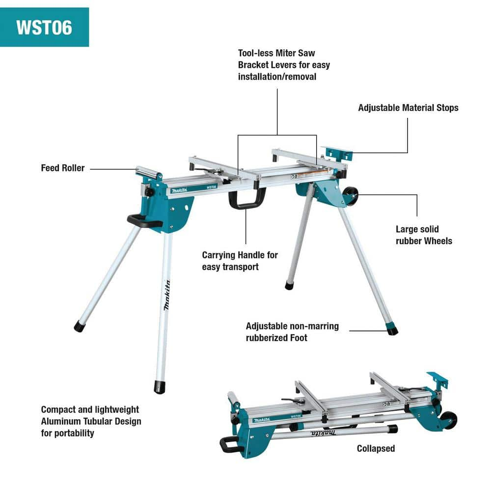 Makita Compact Folding Miter Saw Stand WST06