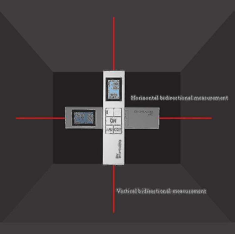 Naiwang Bidirectional Measurement Two-way Laser Distance Meter Rangefinder Electronic Ruler Infrared Measuring Instrument