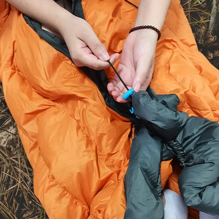 5 in 1 Ultra Duck Down Blanket Windproof Waterproof  Light Weight Sleeping Bag portable hammock for outdoor camping and hiking