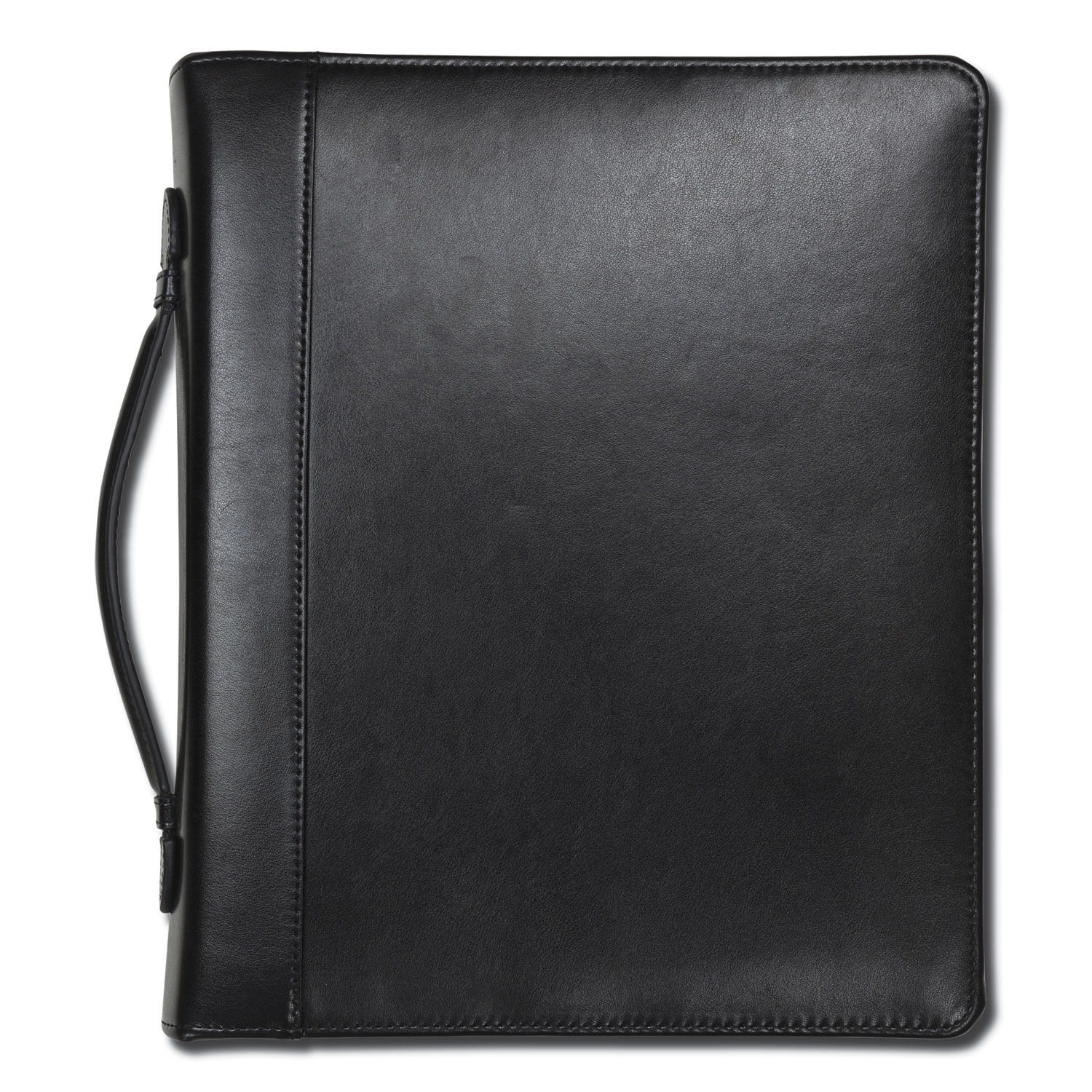 Leather Multi-Ring Zippered Portfolio by Samsillandreg; SAM15540