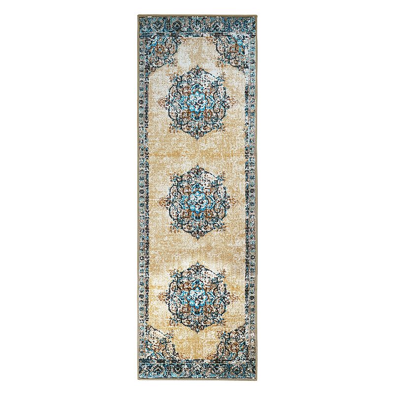 SUPERIOR Decklan Traditional Floral Indoor Area Rug