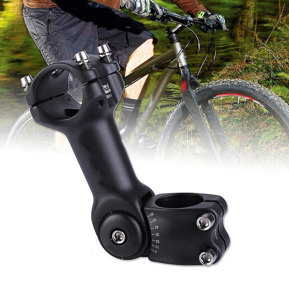 0-60 Adjustable Aluminum Alloy Bike Handlebar Stem Riser For Xc Mtb Road City Bike(31.8*120mm)