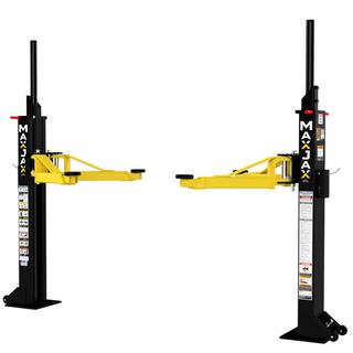 MAX JAX Symmetric Portable 2 Post Car Lift with 7000 lbs. Weight Capacity 5175548